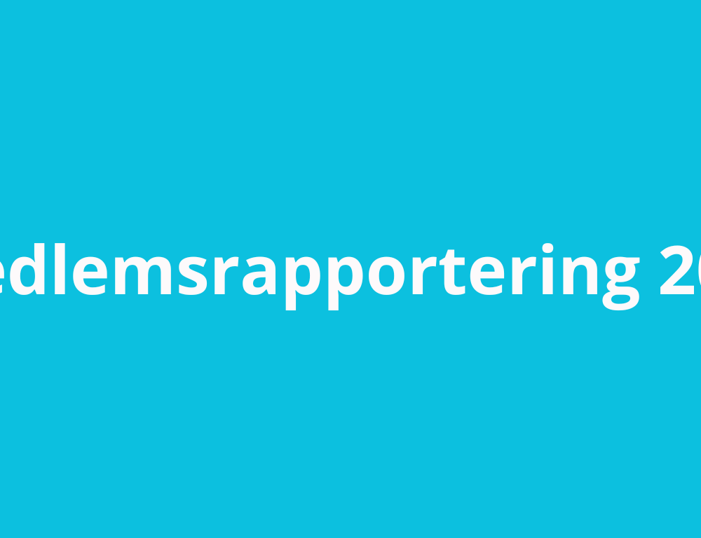 Medlemsrapportering 2023